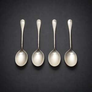Cucharitas inglesas Elkington para Broqua & Scholberg.