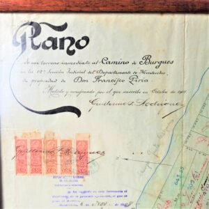 Plano original 1908 de Francisco Piria.