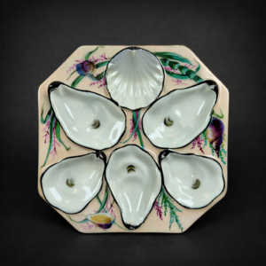 Plato para ostras Limoges O. Gutherz.
