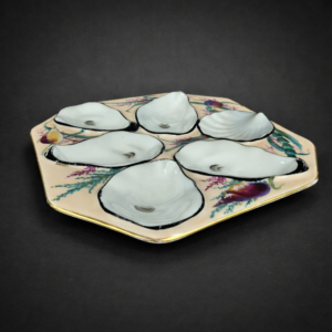 Plato para ostras Limoges O. Gutherz. Plato para ostras Limoges O. Gutherz.