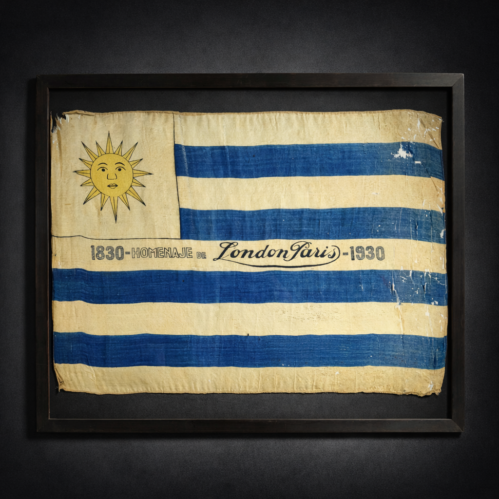 Bandera conmemorativa del Centenario de la Constitución – London París, 1930. Bandera conmemorativa del Centenario de la Constitución – London París, 1930.