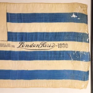 Bandera conmemorativa del Centenario de la Constitución – London París, 1930. Bandera conmemorativa del Centenario de la Constitución – London París, 1930.