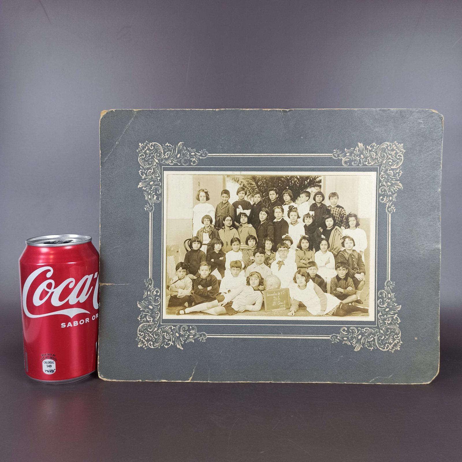 Fotografía escolar “3º Año A – Escuela Nº2”. Circa 1922. Fotografía escolar “3º Año A – Escuela Nº2”. Circa 1922.