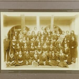 Fotografía escolar “Liceo Francés – Bachillerato”. Ca. 1920.