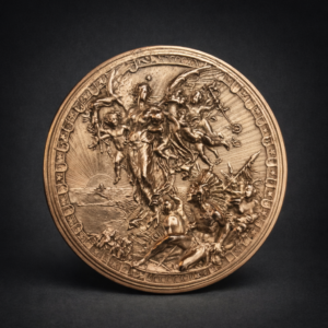 Medalla italiana conmemorativa del IV Centenario de Colón. 1892.