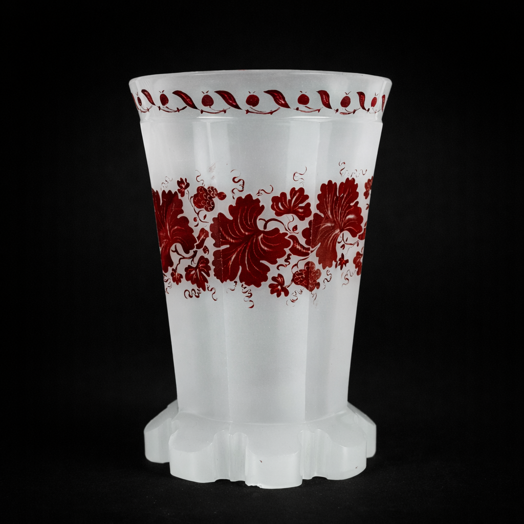 Colección de vasos europeos en vidrio artístico. Ca. 1890. Colección de vasos europeos en vidrio artístico. Ca. 1890.