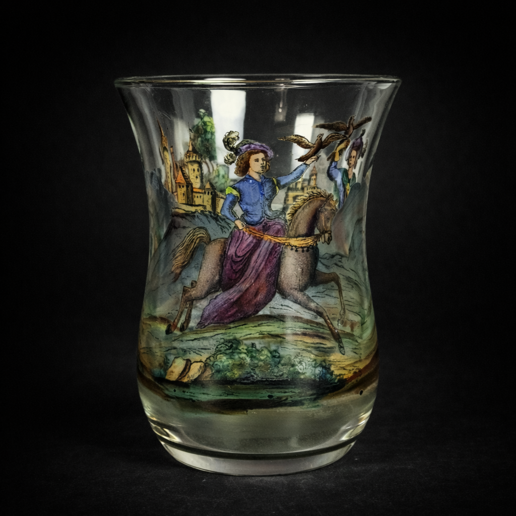Colección de vasos europeos en vidrio artístico. Ca. 1890. Colección de vasos europeos en vidrio artístico. Ca. 1890.