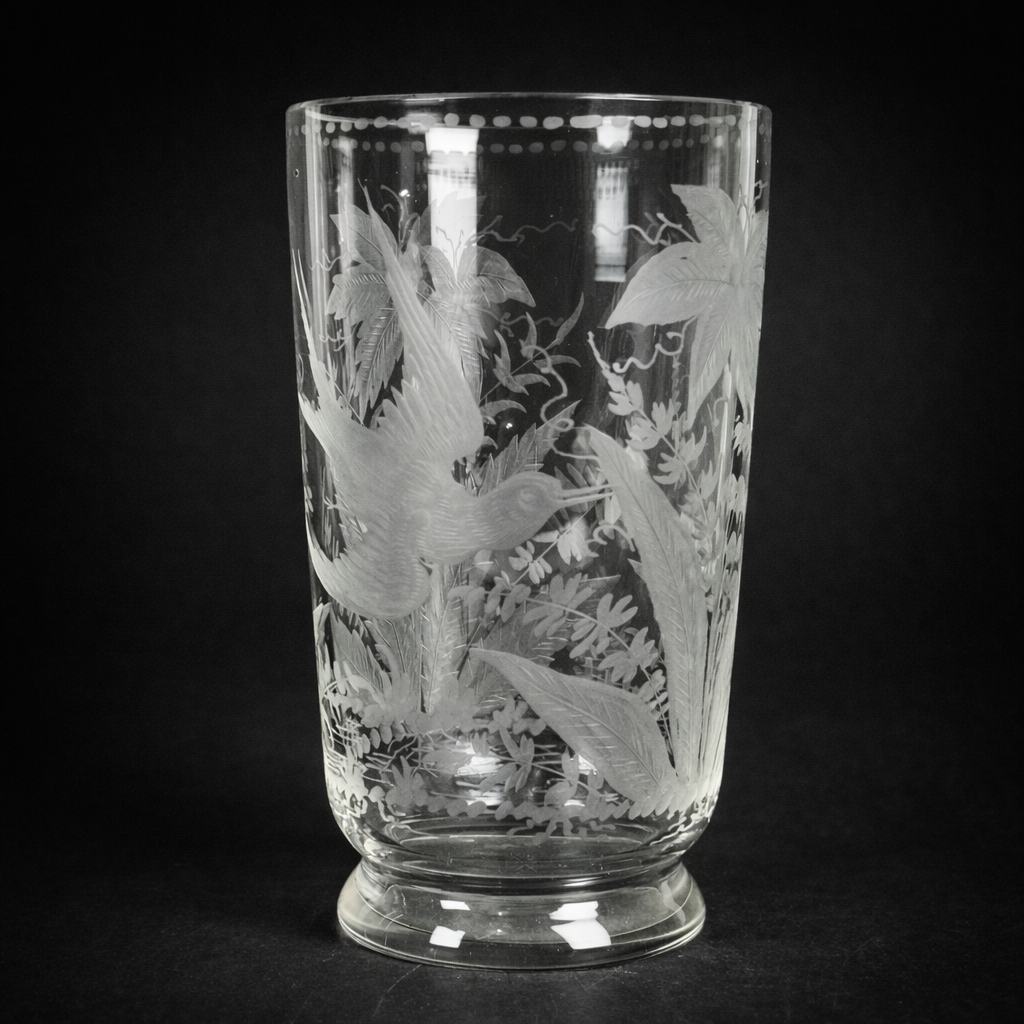Colección de vasos europeos en vidrio artístico. Ca. 1890. Colección de vasos europeos en vidrio artístico. Ca. 1890.