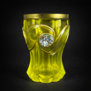 Colección de vasos europeos en vidrio artístico. Ca. 1890. Colección de vasos europeos en vidrio artístico. Ca. 1890.