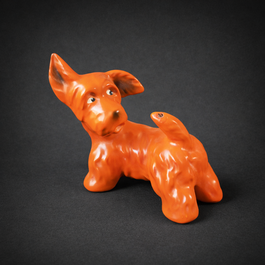 Figura de porcelana "Goebel" de Terrier Escocés. Circa 1950. Figura de porcelana "Goebel" de Terrier Escocés. Circa 1950.