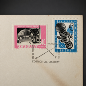 Sobre filatélico «Planetario Municipal»; ca. 1967. Sobre filatélico "Planetario Municipal"; ca. 1967.