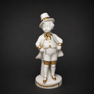 Figura alemana de porcelana "Galluba & Hofmann". Ca. 1920.