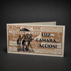 Carnet filatélico de festival de cine en Uruguay. Ca. 1999.