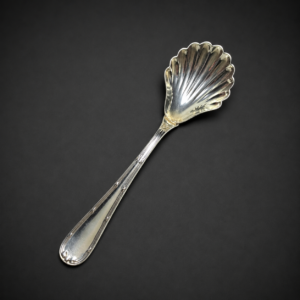 Cuchara Wolff con baño de plata, ca. 1940.