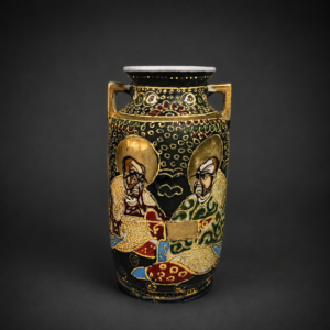 Inicio Jarrón Satsuma con sabios orientales, ca. 1950.