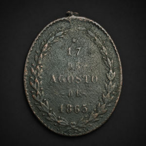 Medalla de los vencedores de la Batalla del Yatay, ca. 1865. Medalla de los vencedores de la Batalla del Yatay, ca. 1865.