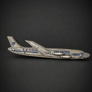 Navaja publicitaria Scandinavian Airlines System, ca. 1960.