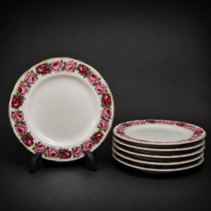 Juego de platos de postre Schumann Bavaria, ca. 1950.