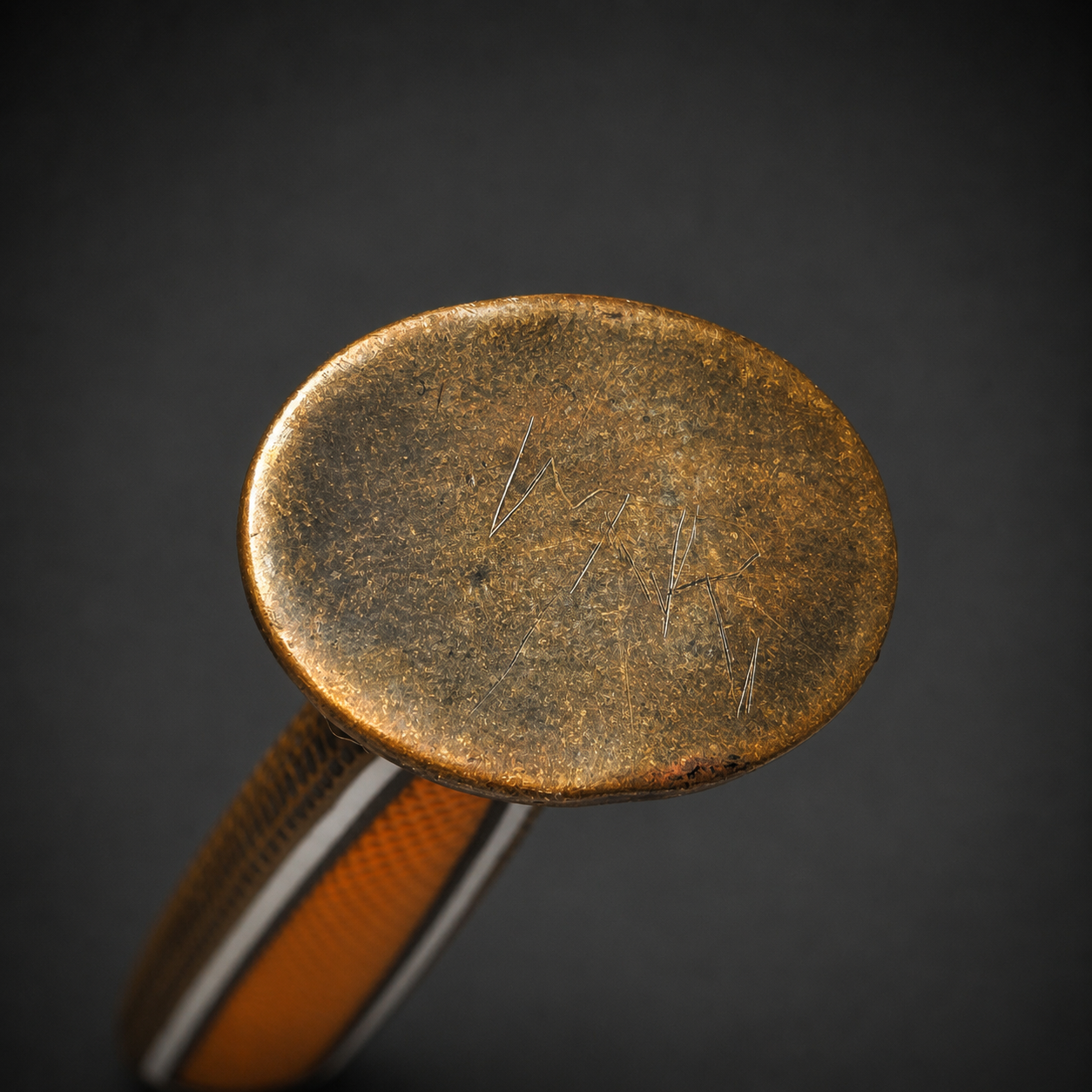 Sello para lacre esmaltado art déco, ca. 1930. Sello para lacre esmaltado art déco, ca. 1930.