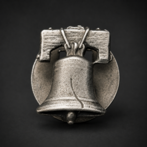 Prendedor con Campana de la Libertad, ca. 1950.