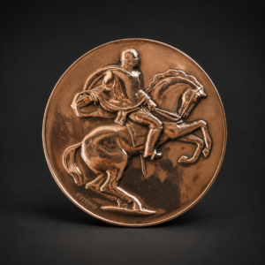 Inicio Medalla centenario de Artigas por Nerses Ounanian, ca. 1950.