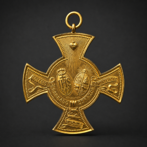 Medalla de excelencia del Colegio Sagrado Corazón, ca. 1930.