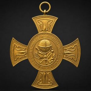 Medalla "Honoris Causa" del Colegio Sagrado Corazón, ca. 1930.
