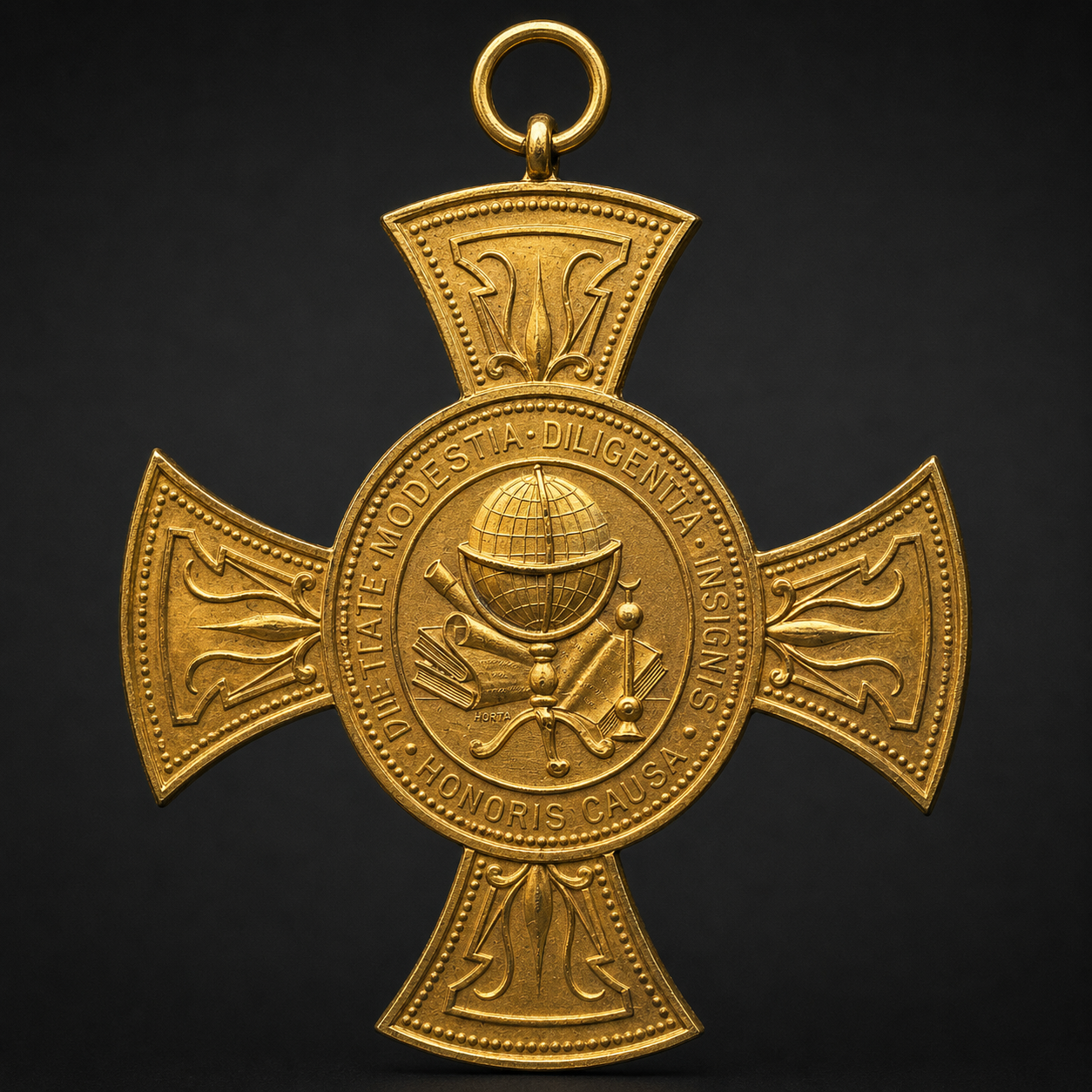 Medalla "Honoris Causa" del Colegio Sagrado Corazón, ca. 1930. Medalla "Honoris Causa" del Colegio Sagrado Corazón, ca. 1930.