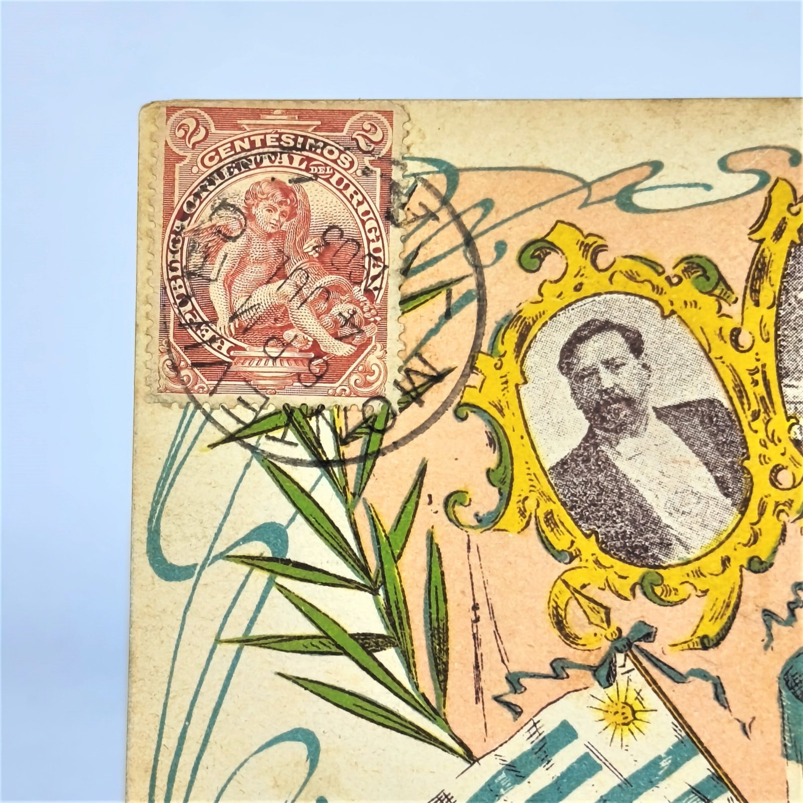 Postal diplomática Uruguay-Argentina-Brasil, ca. 1903. Postal diplomática Uruguay-Argentina-Brasil, ca. 1903.