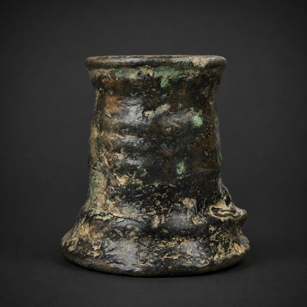Camareta de señales en bronce macizo, ca. siglo XVIII. Camareta de señales en bronce macizo, ca. siglo XVIII.