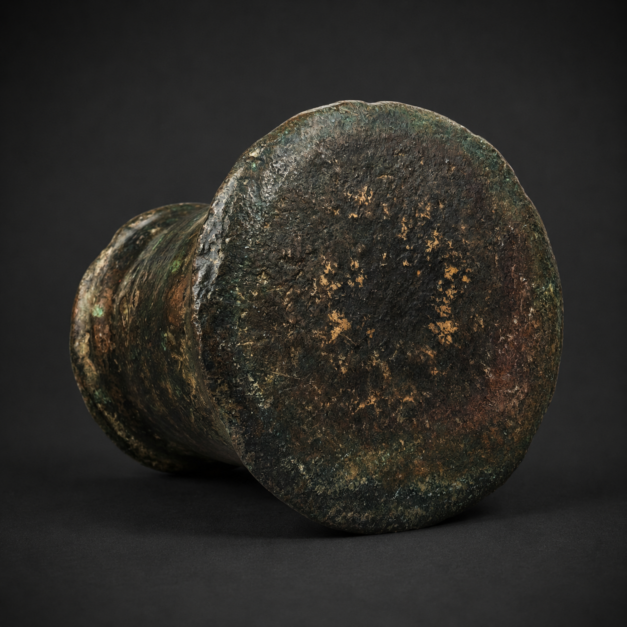 Camareta de señales en bronce macizo, ca. siglo XVIII. Camareta de señales en bronce macizo, ca. siglo XVIII.