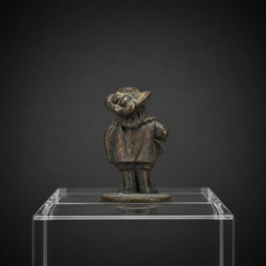 Figura Kinder caballero barroco de metal, ca. 1990.