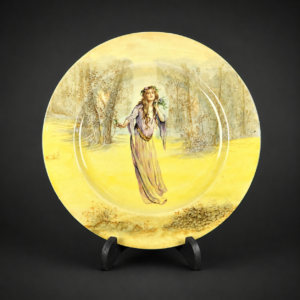 Plato decorativo "Ophelia" Royal Doulton, ca. 1910.