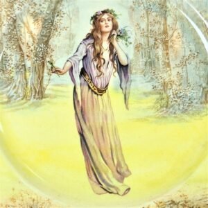 Plato decorativo "Ophelia" Royal Doulton, ca. 1910.