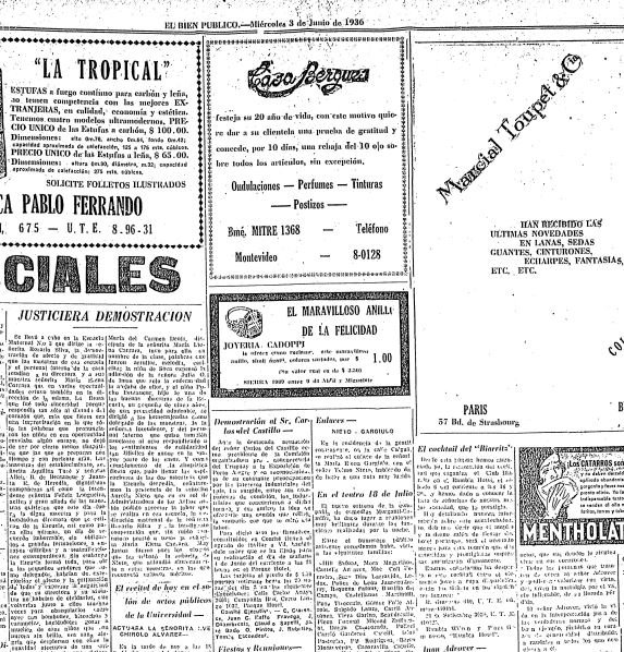 Mate galleta publicitario con virola de plata, ca. 1960. Mate galleta publicitario con virola de plata, ca. 1960.
