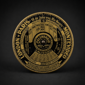 Calendario publicitario perpetuo de London París de Montevideo, ca. 1922.