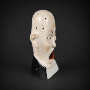 Palillero humorístico Schafer & Vater en porcelana, ca. 1910.