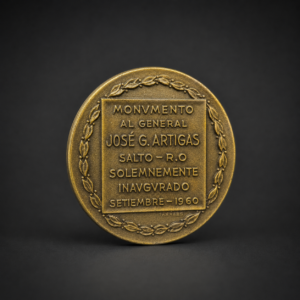 Medalla inauguración del monumento a Artigas, ca. 1940. Medalla inauguración del monumento a Artigas, ca. 1940.