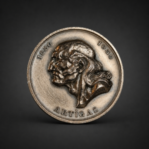 Medalla a Artigas del Congreso Médico, ca. 1930.
