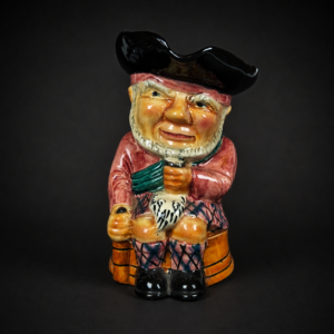 Jarra Toby Jug “Scottie” de Shorter & Son, ca. 1950.