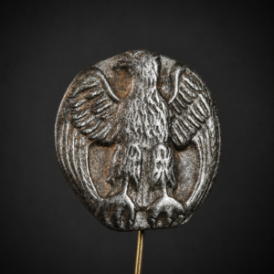 Alfiler con emblema de águila imperial, ca. 1870