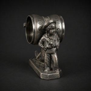 Soporte victoriano para servilleta, ca. 1880.