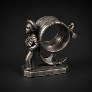 Soporte victoriano para servilleta, ca. 1880. Soporte victoriano para servilleta, ca. 1880.