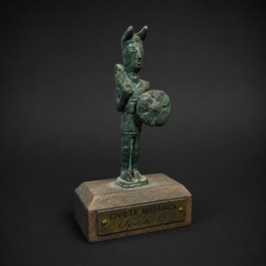 Figura de guerrero nurágico en bronce, ca. siglo IX a. C.