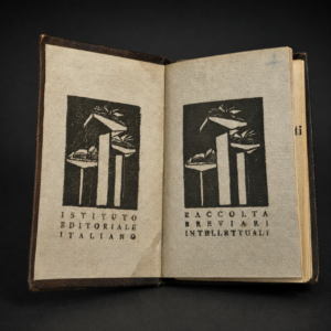 Libro italiano La fiaccola accesa de Margherita Sarfatti, ca. 1930.
