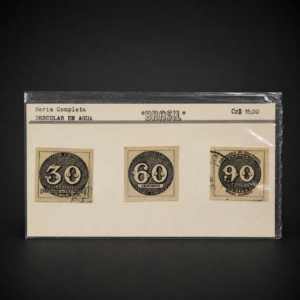 Conjunto de estampillas brasileñas conmemorativas, ca. 1943.