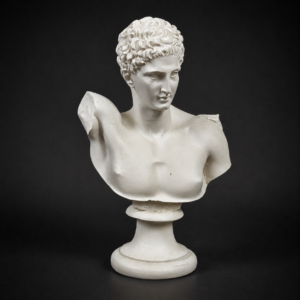 Busto de Hermes inspirado en Praxíteles, ca. finales del siglo XX.
