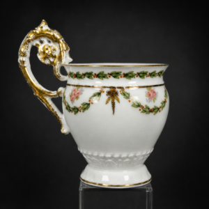 Refinado juego de tazas de porcelana El Palacio Florida, ca. 1920–1930.