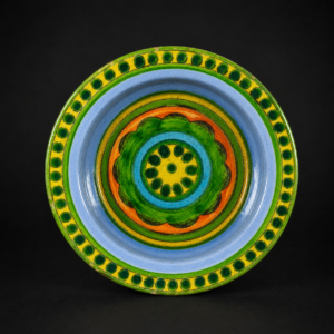 Plato de cerámica italiana De Simone, ca. 1960.