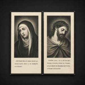 Delicado conjunto de tarjetas mortuorias religiosas, ca. 1912–1923. Delicado conjunto de tarjetas mortuorias religiosas, ca. 1912–1923.